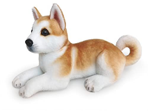 JAWSEU Akita-Hund Plüschtier, Kawaii Stofftier, Hund Hunde Dog Geschenk für Kinder Mädchen