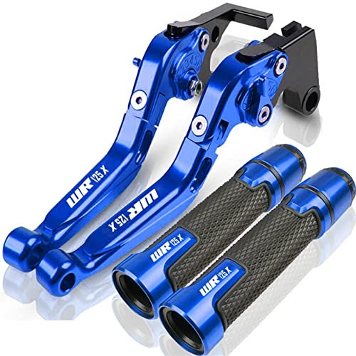 Motorrad Griff Für Yamaha WR125X R 2012-2016 WR125X 2013 2014 2015 WR 125 X WR125 X Motorrad Einstellbare Bremskupplungshebel Lenkergriffe (Color : 24)