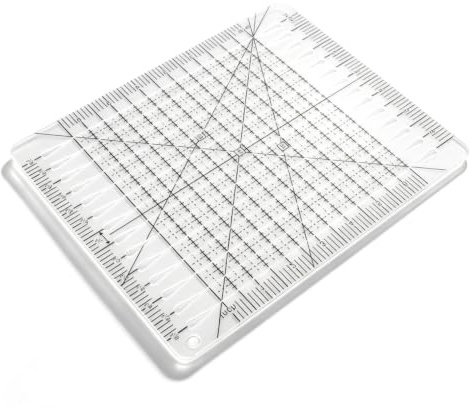 Lineale, Quiltlineale Und Schablonen, Quadratische Quiltlineale, Stoffschneidelineal, Schwarzes Gitterlinien-Quiltlineal Zum Quilten Und Nähen