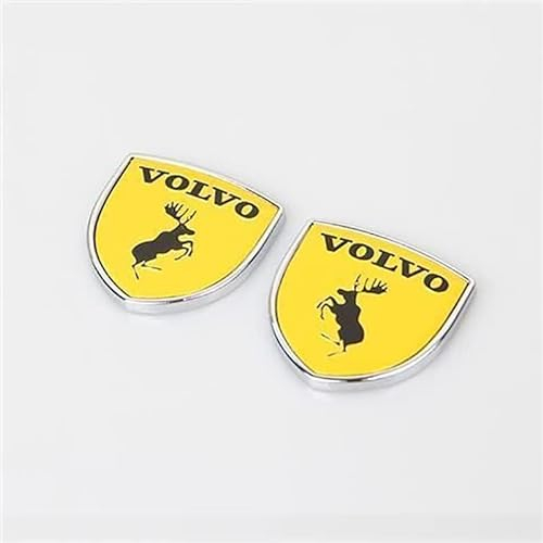 ALIEDA Auto Metall Emblem Aufkleber, Auto Logo Abdeckung, Abzeichen, Aufkleber, Außendekoration, Zubehör, Für Volvo XC60 S40 S60 S90 XC40 XC70 XC90 V40 V60 V90 S80 S80L,B