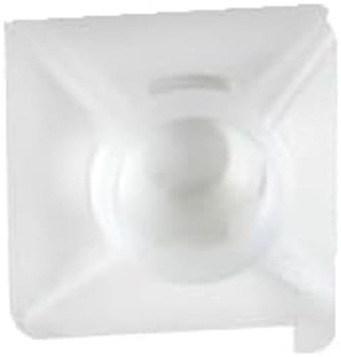 Schneider Electric Thorsman selbstklebender Sockel für Kabelbinder, 100 Stück, Polyamid, max. 3,6mm Breite, klar, Artikelnummer IMT46450