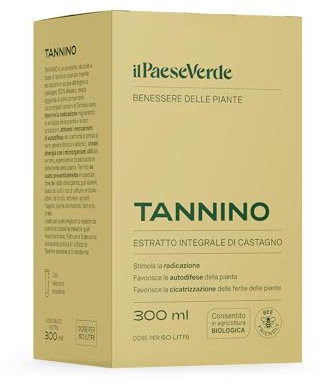 Tannino Il Paese Verde. Prodotto naturale che stimola la radicazione e favorisce le autodifese delle piante - 300ml