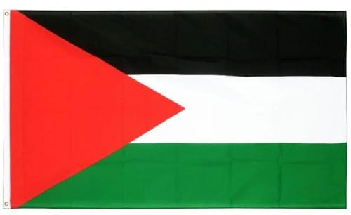 Casiler 90x150cm Palestina Polyéster Color Vívido Y Banderas Palestinas Resistentes a Desventaja UV