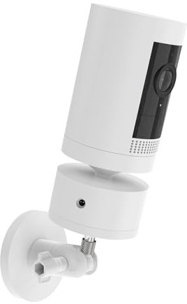 Koroao Magnetische Sicherheits-Wandhalterung für Schwenk-Neige-Kamera – stabilere und schwenkbare Kamera-Halterung für Innen- und Außenbereich, 1 Stück, Weiß