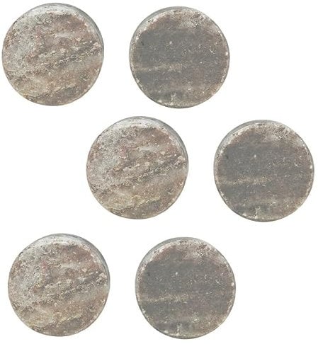 URBNLIVING Ensemble de boutons ronds modernes en marbre pour tiroir, placard et porte pour cuisine et décoration d'intérieur, finition lisse