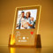 Ecavboc Personalisierte Weihnachtsgeschenke Foto Bilderrahmen LED, für Frauen＆Männer Spotify Glas Freund Familie zum Valentinstag, Jahrestag, Geburtstag