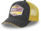 Von Dutch Kappe für Damen und Herren, Trucker-Kappe, Unisex, verstellbar, Dunkelgrau/Gelb, Einheitsgröße