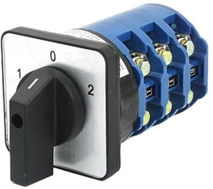 Interrupteur à came rotatif à montage sur panneau triphasé 380 V 125 A