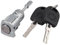 Türschloß Stellantrieb 604837167 Türschloss Für VW Für Golf 4 Mk4 IV Für Bora Für Jetta Für Passat Für Polo 9N Vorne Links Zylinder Mit 2X Schlüssel Türschloss Stellmotor