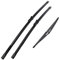 Limpiaparabrisas para Peugeot 5008 T87 2009 2010 2011 2012 2013 2014 2015 2016 Juego Limpiaparabrisas Delantero Trasero LHD Parabrisas Cepillos para Ventana 30 28 12 Parabrisas