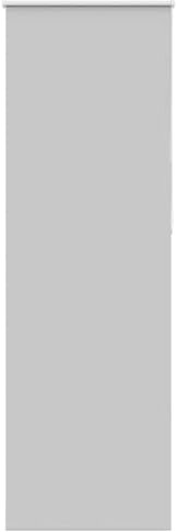 vidaXL Verdunkelungsrollo Hellgrau 65x210 cm Stoffbreite 60,7 cm, Rollo, Klemmfix, Thermorollo, Verdunklungsrollo, Klemmrollo, Fensterrollo