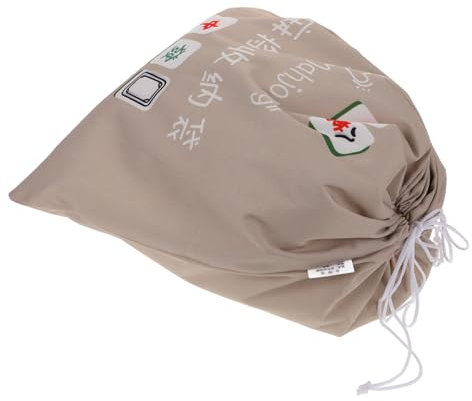 GETAJGHSD Mahjong Aufbewahrungstasche Tragbare Robuste Kordelzug-tasche Für Mahjong-steine Große Speicherlösung Optimaler Schutz Für Ihre Spielsteine Und Zubehör