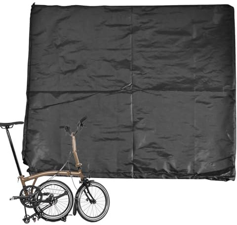 Outdoor Fahrradabdeckung, Outdoor Fahrrad Abdeckung, Small staubdicht mit elastischem Gurt, Wetterfester Schutz für Camping Reise Camping Gara