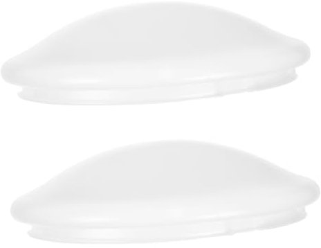 SHINEOFI 2 Piezas Pantalla De Lámpara De Techo Globos De Vidrio Para Luminarias Globos De Ventilador De Techo Cubiertas De Luz Para Plafones De Polivinilo