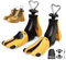 VerTrinix 2 Stück Schuhspanner Damen Herren - 4-Wege Schuhdehner Schuhweiter Einstellbare Breite und Länge für zu Enge Schuhe Schuhe Weiten Geeignet Alle Schuhgrößen (Gelb, 36-41)