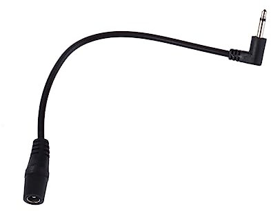 YARNOW Cable Convertidor De Fuente De Alimentación Para Pedal De Efectos De Guitarra, Conector Positivo De 5,5 Mm a 3,5 Mm, Compatible Pedales Harmonix y Dod Antiguos, Uso Guitarra Eléctrica
