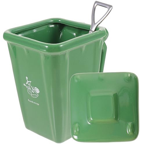 ULTECHNOVO Trash Can Shaped Cup Reusable Drink Cup Lid Multi-Function Office and Home Supply Convenient for Daily Use