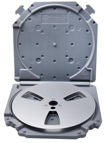Koolenry 7inch Empty Takeup Reel with Reel to Reel Tape Storage Box Portable Full Protection Open Reel Recording Tape Box Case B