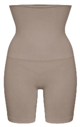 creamy fabrics Shaping Shorts Damen High Waist – Seamless Bauchweg Biker Shorts, Figurformende Kurze Leggings