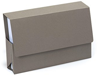 Exacompta Guildhall Probate Wallets, 315 gsm, Foolscap - Grey, Pack of 25