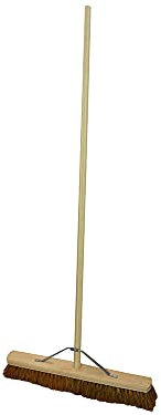 Faithfull FAIBRCOCO24H Soft Coco Broom 600 mm (24in) Head with Handle (137 cm)
