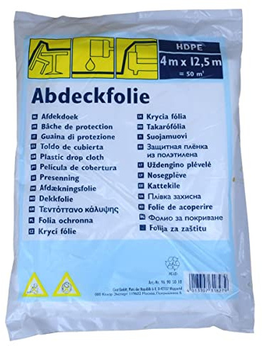 Abdeckplane HDPE 50m² 5µ