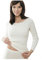 Medima Classic Damen-Hemd 1/1 Arm 100% Angora weiß - Größe XL