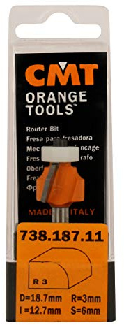 CMT Orange Tools 938.817.11 – Erdbeere R. Concavo mit rodam. HM S 12 D 31.7 R 9.5