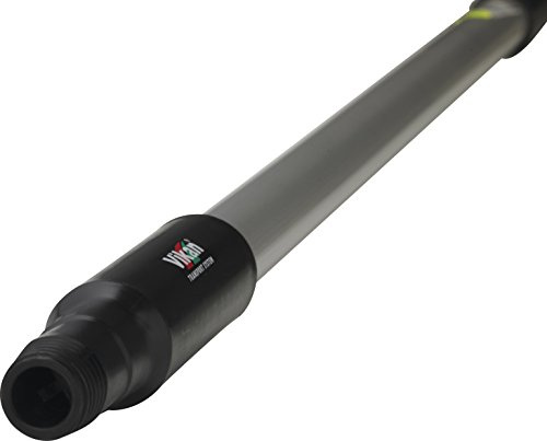 VIKAN TRANSPORT Aluminiumstiel - Mit Wasserzufuhr - 1/2 Nippel - 1565mm - Ø31mm - Schwarz