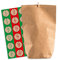 Adventskalender zum Befüllen Nordic Vintage 24 Papiertüten Geschenktüten Weihnachten, Weihnachtskalender Bastelset inkl. Adventszahlen Aufkleber von pajoma