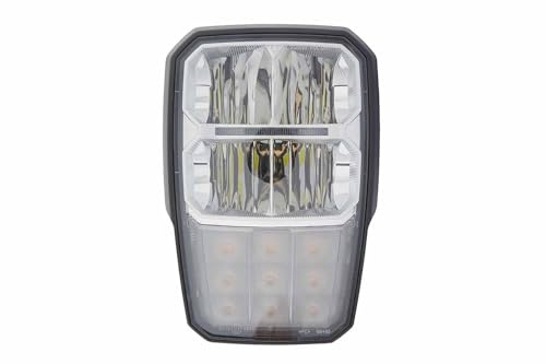HELLA 1EE 996 374-001 LED-Hauptscheinwerfer - C140 - 12/24V - Anbau | Lichtscheibenfarbe: transparent - Stecker: DEUTSCH Stecker - vorne links/vorne rechts