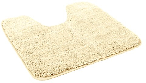 Kinzler J-10002/01 Natur Badematte, Mikrofaser, 50x55 cm mit Ausschnitt
