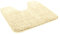 Kinzler J-10002/01 Natur Badematte, Mikrofaser, 50x55 cm mit Ausschnitt