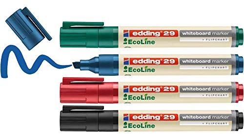 Edding 29 4-29-4 Whiteboardmarker Set Blau, Grün, Rot, Schwarz 4 St.