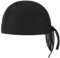 Baumwoll Bandana Corsaire Damen/Herren - Kopftuch aus Baumwolle - Sommer/Winter - Piratentuch schwarz