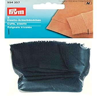 Prym 2-Piece Elastic Cuffs, Navy Blue