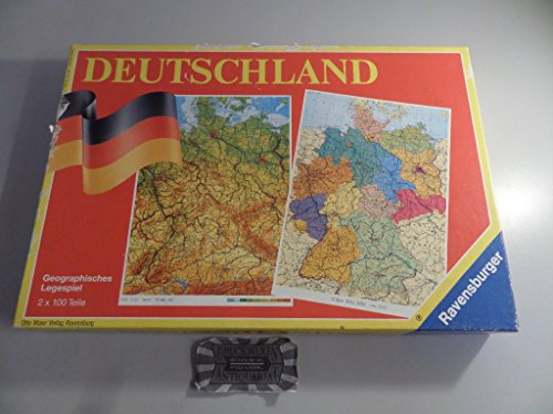 Deutschland - Geographisches Legespiel [2 x 100 Teile Puzzle].