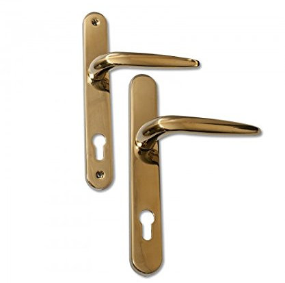 Sparta uPVC Door Handles Set Lever/Lever 92mm PZ - 210mm Screw Centres - Upvc Door Handle
