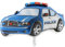 Ballonim® Polizeiauto blau ca 80 cm Luftballons Folienballon Party DekorationGeburtstag