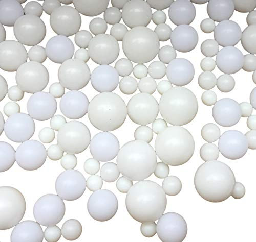 100x Kunststoff Kugeln (POM) für Kugellager & Maschinenbau, Modellbau, Wälzlager, Industrie, Hobby – 3mm bis 12mm 3 4 5 6 7 8 9 10 12 mm hohe Dichte & verschleißarm -Durchmesser Auswahl- (8mm)