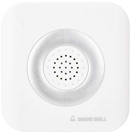 Wired Doorbell Chime 12V 4 Core Door Bell Alarm Security Access Control System for Home Office (White)