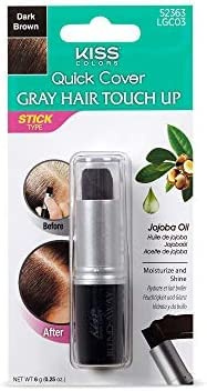 Kiss Colors Quick Cover Gray Hair Touch Up Dunkelbraun