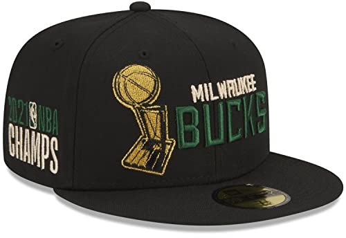 New Era 59Fifty Cap - NBA Champions Milwaukee Bucks - 7 5/8
