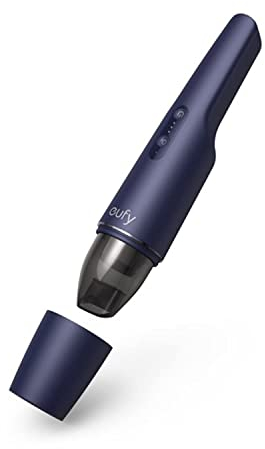 eufy por Anker, HomeVac H11 Pure,Aspiradora de mano inalámbrica,Ultra-ligera 1 lb,5500Pa potencia de succión, carga USB, purificación O3, para limpieza del hogar