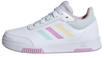 adidas Unisex Tensaur Sport Training Lace Shoes Laufschuhe, Cloud White/Almost Blue/Bliss Lilac, 35 EU