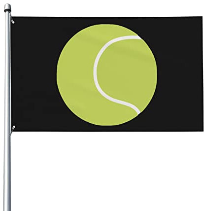 Bannerfahnen 90x150cm, Tennis Ball Saison Flagge Verblassen Beständig Garten Fahnen Durable Willkommensflagge, Für Feiertage, Garten