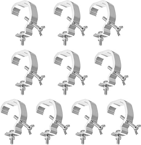 HUIOP Stage Lights Clamp,10PCS Stage Lights Clamp Bracket Hangings Hook for DJ Lighting Par Lights Spots Lights