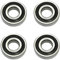 4 Stück SKF Rillenkugellager 6203 17 x 40 x 12 mm 2RS1 Kunststoffdichtung Kugellager