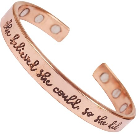 Touchstone Kupferarmband im tibetischen Stil. Handgeschmiedet aus massivem, hochwertigem Kupfer. Schmuckarmband für Frauen und Männer.