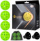 LUCYLANKER Outdoor Pickleball Bälle, 40 Loch Pickleballs für Sportliches Spielen, Hohe Sprungkraft und Langlebige Pickleball Bälle für alle Arten von Pickleball Schläger (Grün, 4 Stück)